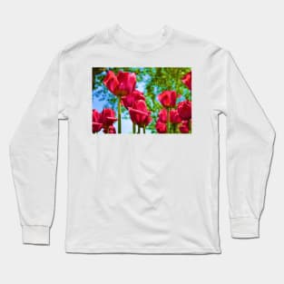 Red Tulips Long Sleeve T-Shirt